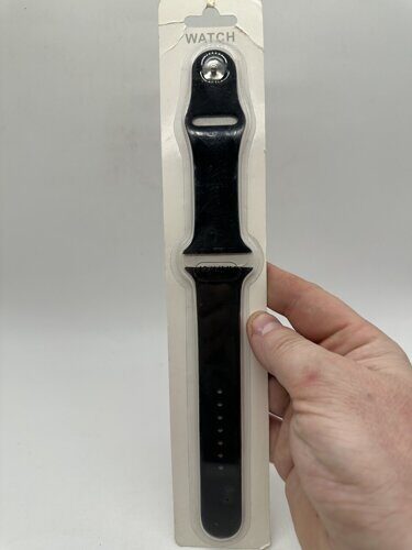 Ремешок Fashion Band Silicone для Apple Watch 42/44/45/49 мм,Чёрный